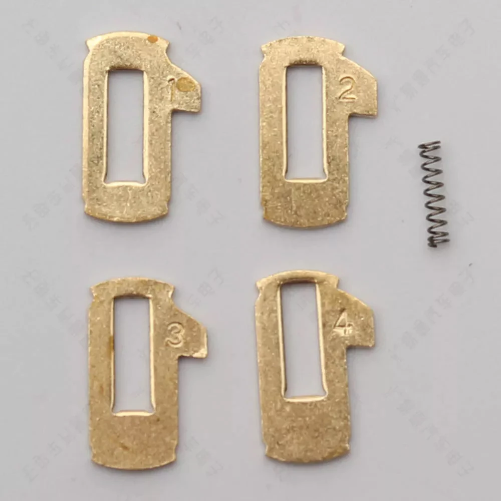 JMCKJ 200pcs NSN14 Good Quality Car Lock Reed Locking（copper） NSN14 Lock Plate For Nissan Teana Sunny SYLPHY Key Repair Kits