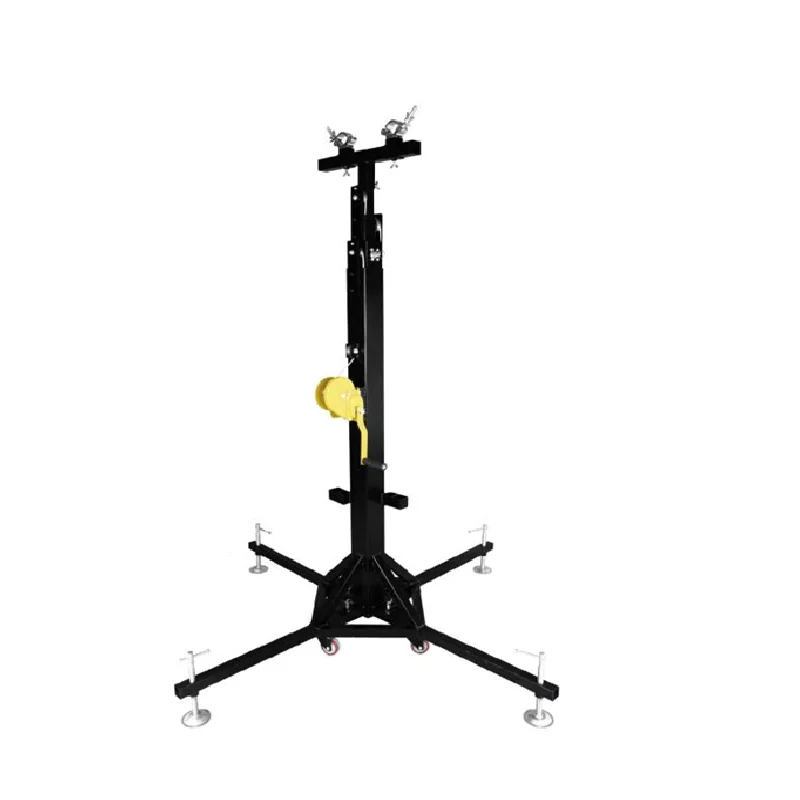 Heavy Duty Adjustable Hand Crank Lighting Stand Truss Lift Tower for Stage Equipment