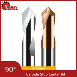 Tungsten Steel Carbide Stub Center Bit 90 Degree Fixed Point Drill Positioning Drill Tungsten Steel Location Prepare Point Drill