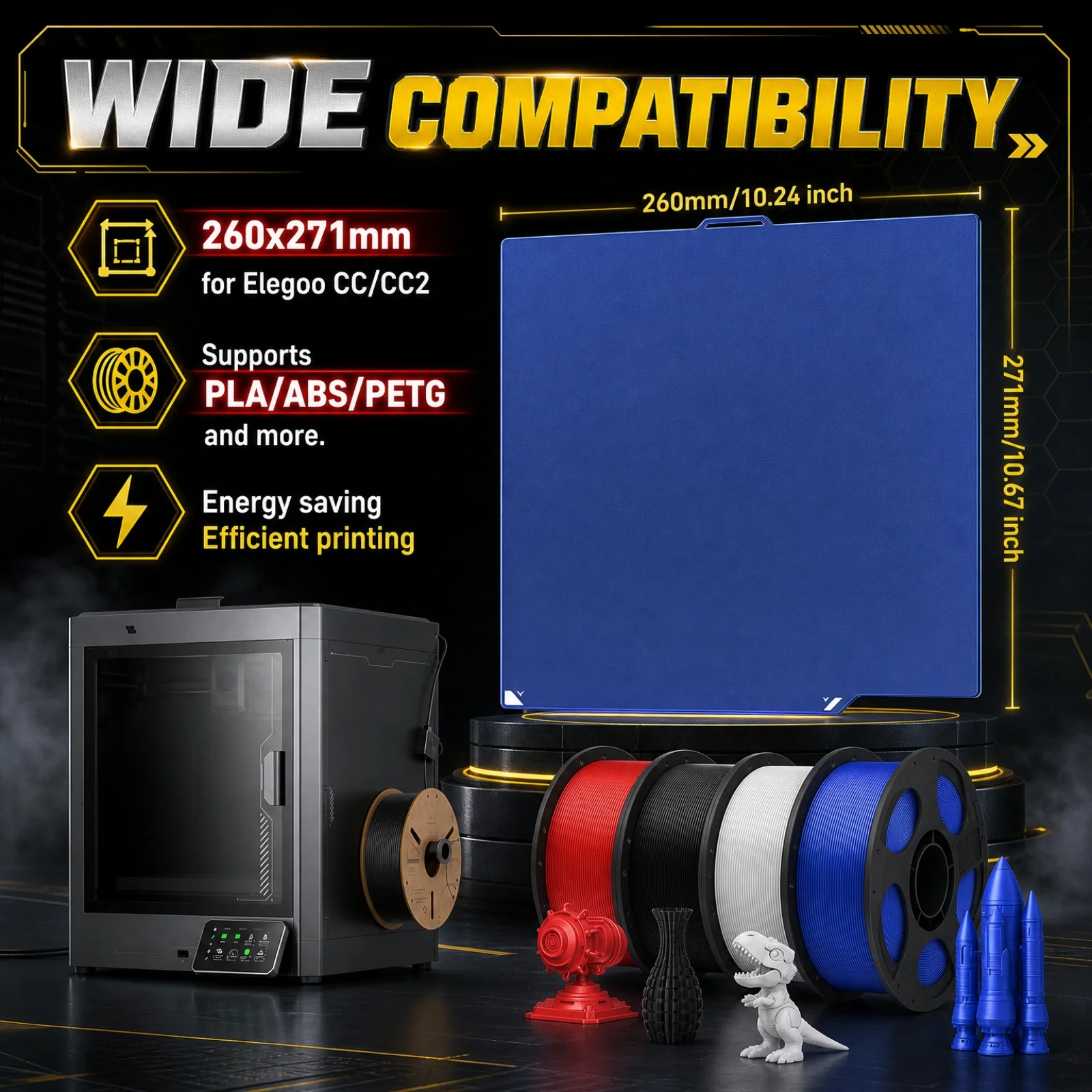 Cold Plate For Elegoo Centauri - 3D Printing Elegoo ulasan dan harga
