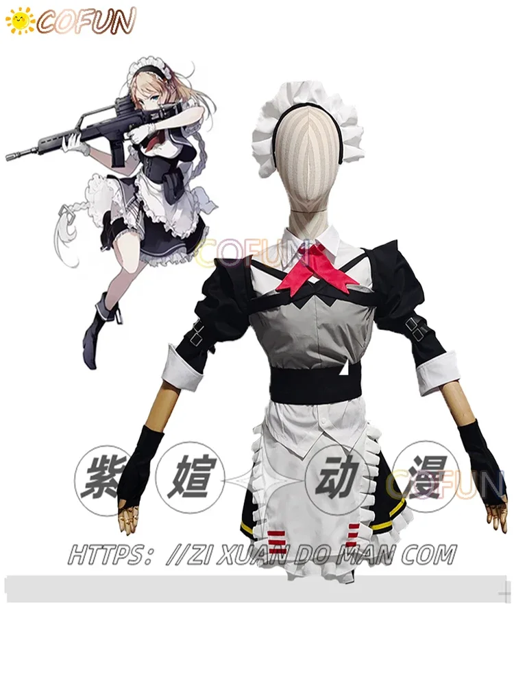 COFUN [Customized] Girls' Frontline G36 Cosplay Costume Halloween Game Suit Women Men Maid Sexy Dress