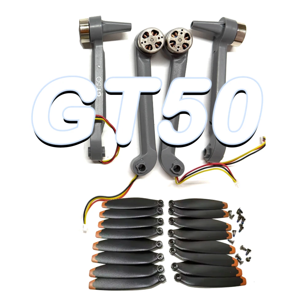 GT50 Spare Part Propeller Blade Rotor Wings / Front Rear Motor Arms with Brushless Engine Original for GT50 GPS Drone Accessory