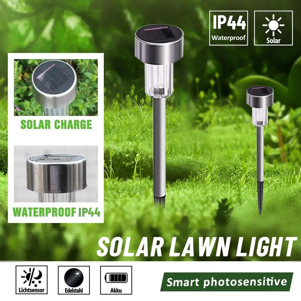 Solar Outdoor Lights Garden Lamp Solar Powered Waterproof Landscape Path Outdoor For Yard Backyard Lawn Patio Decorative