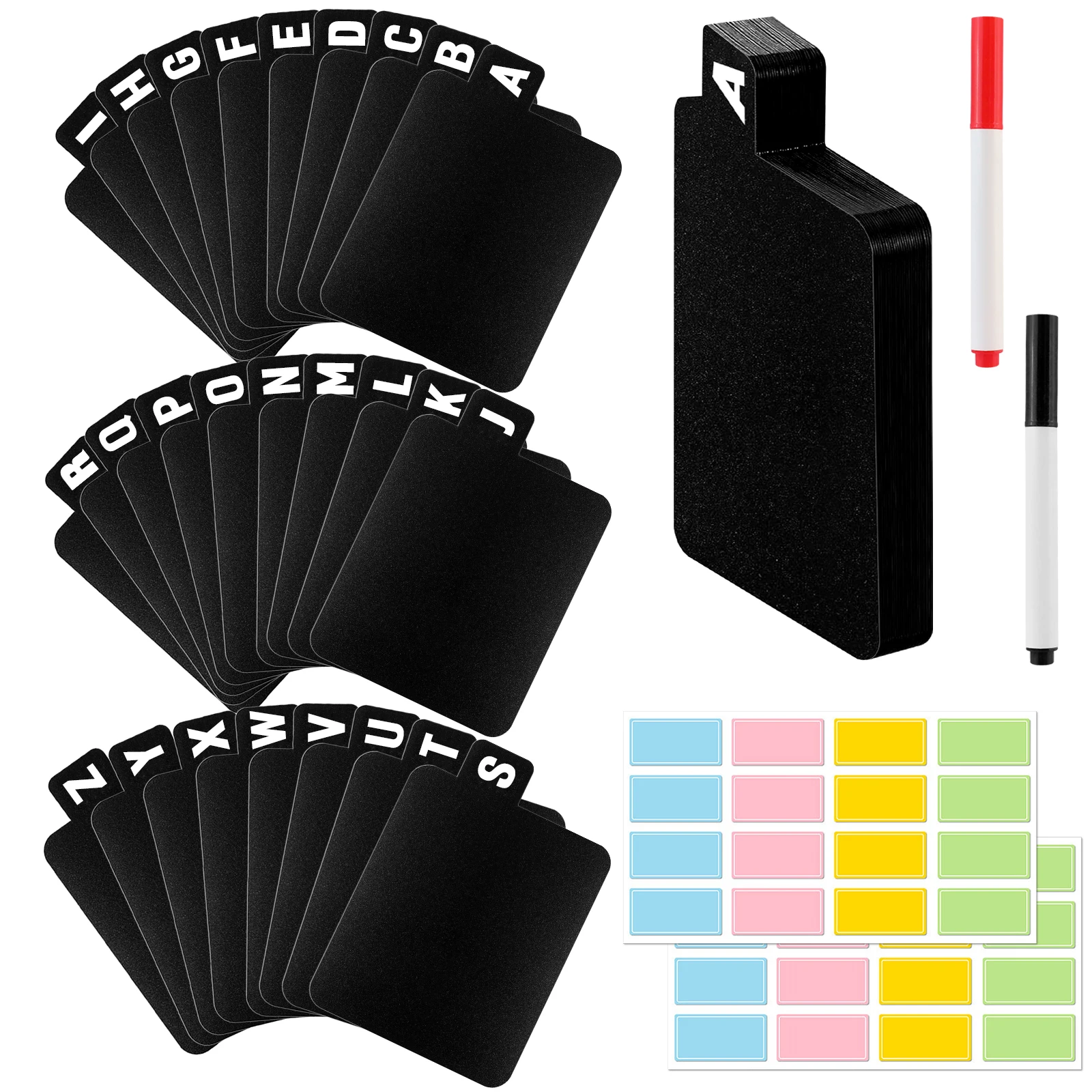 

Виниловая закладка, зажим для ручки, разделители для пластинок A-Z, алфавитный маркер для блокнота, аксессуары для планировщика, многофункциональные