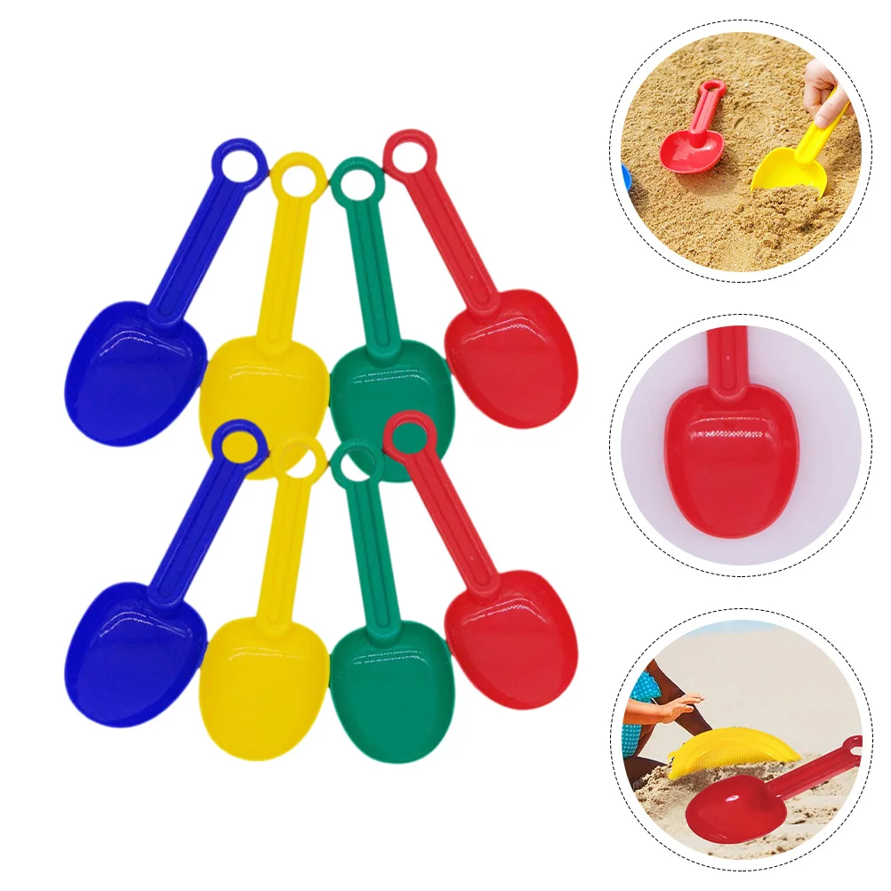 8 Pcs Beach Kids Toys Sand for Infant Toddlers Age 3-5 Outdoor Shovels Dig Sandbox Play