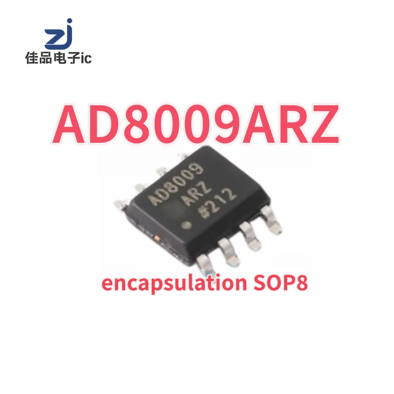 Original AD8009ARZ AD8009 SMT AD8009AR package SOP8 high-speed operational amplifier IC chip