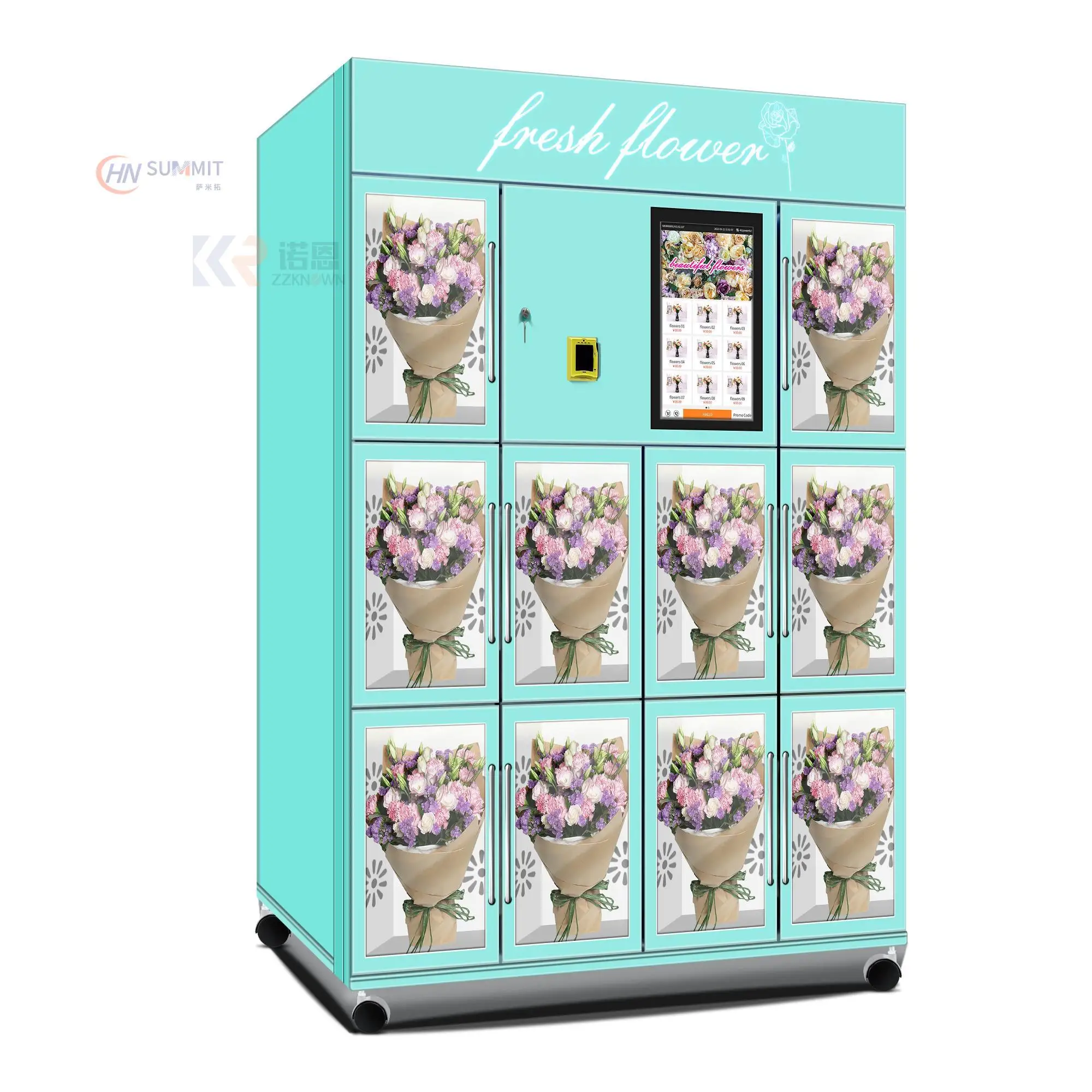 110/220V 50/60HZ Refrigerated Fresh Flower Vending Machine Automatic Vending Flower Machine