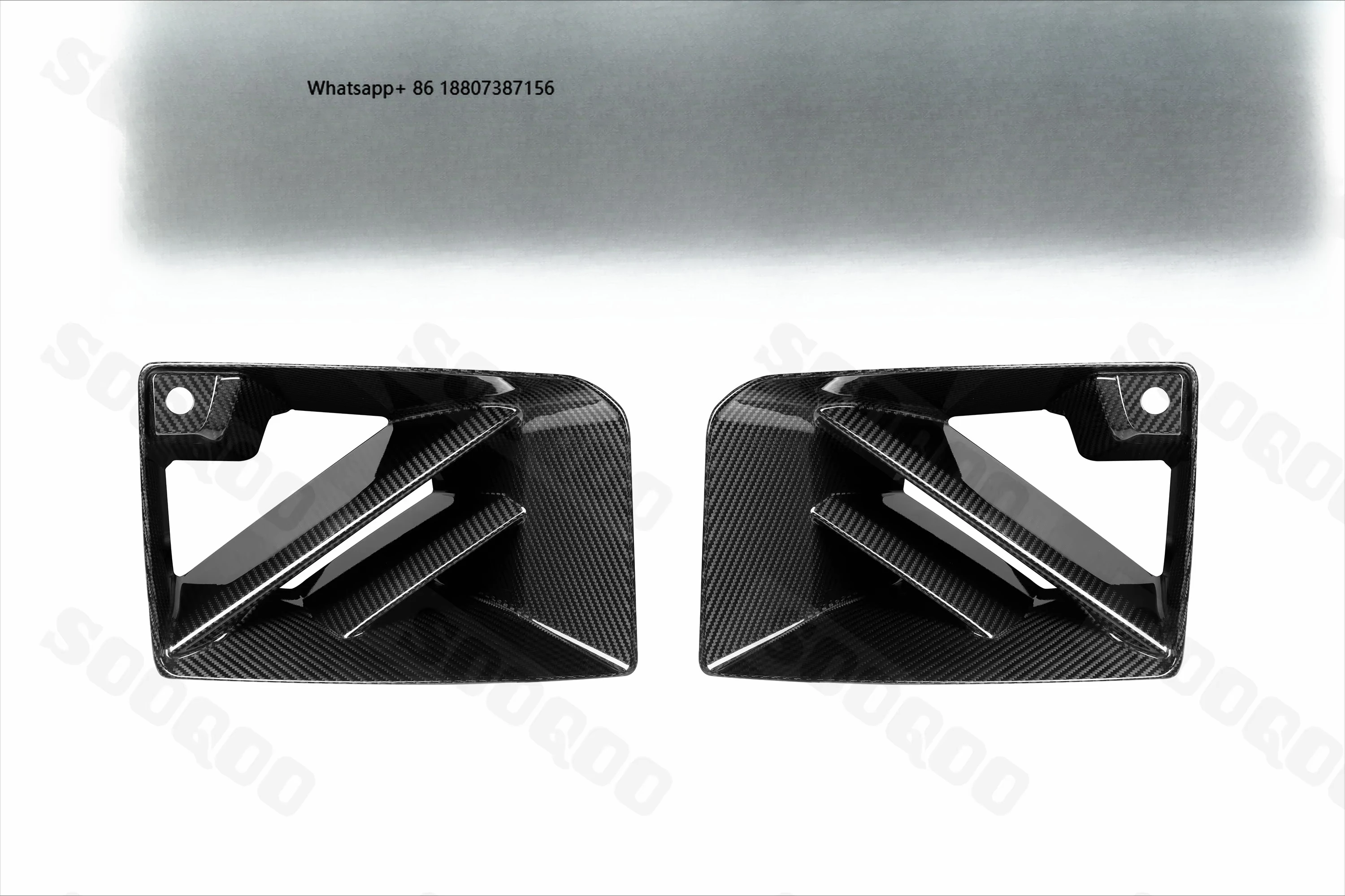 

SQ Design Prepreg Carbon Fiber Front Bumper Air Inlets forBMW M2 G87 2023+