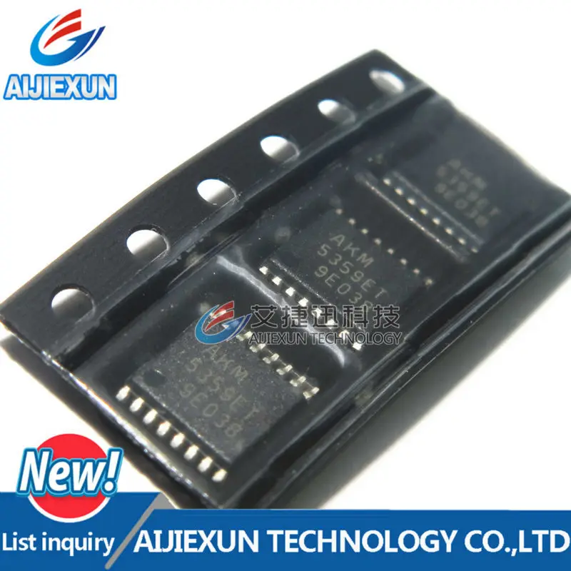 5Pcs AK5359ET TSSOP16 24-Bit 192kHz  ADC in stock 100% New and original