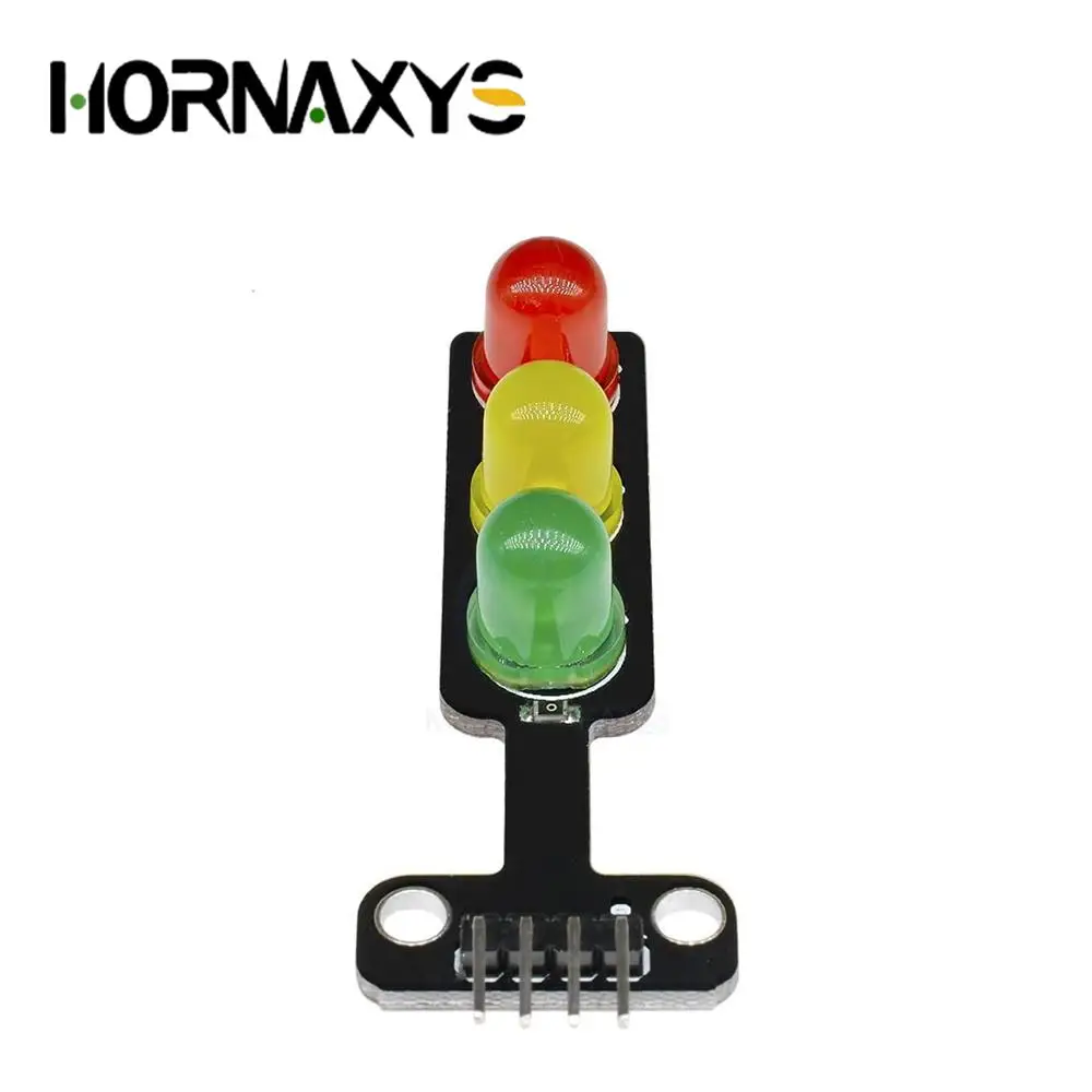 5/10pcs Mini 5V Traffic Light LED Display Module for Arduino Red Yellow Green 5mm LED RGB -Traffic Light DIY Electronic Kit