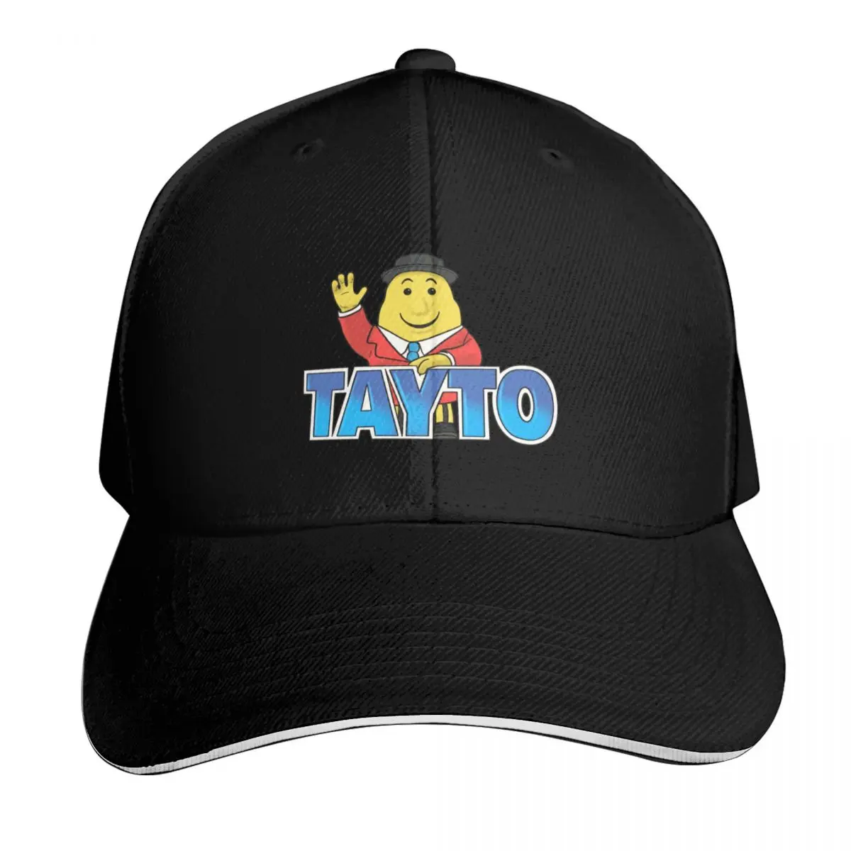 

Mr Tayto Crisp Man fan art Baseball Cap Horse Hat Funny hats New In The Hat Thermal Visor Baseball Men Women's