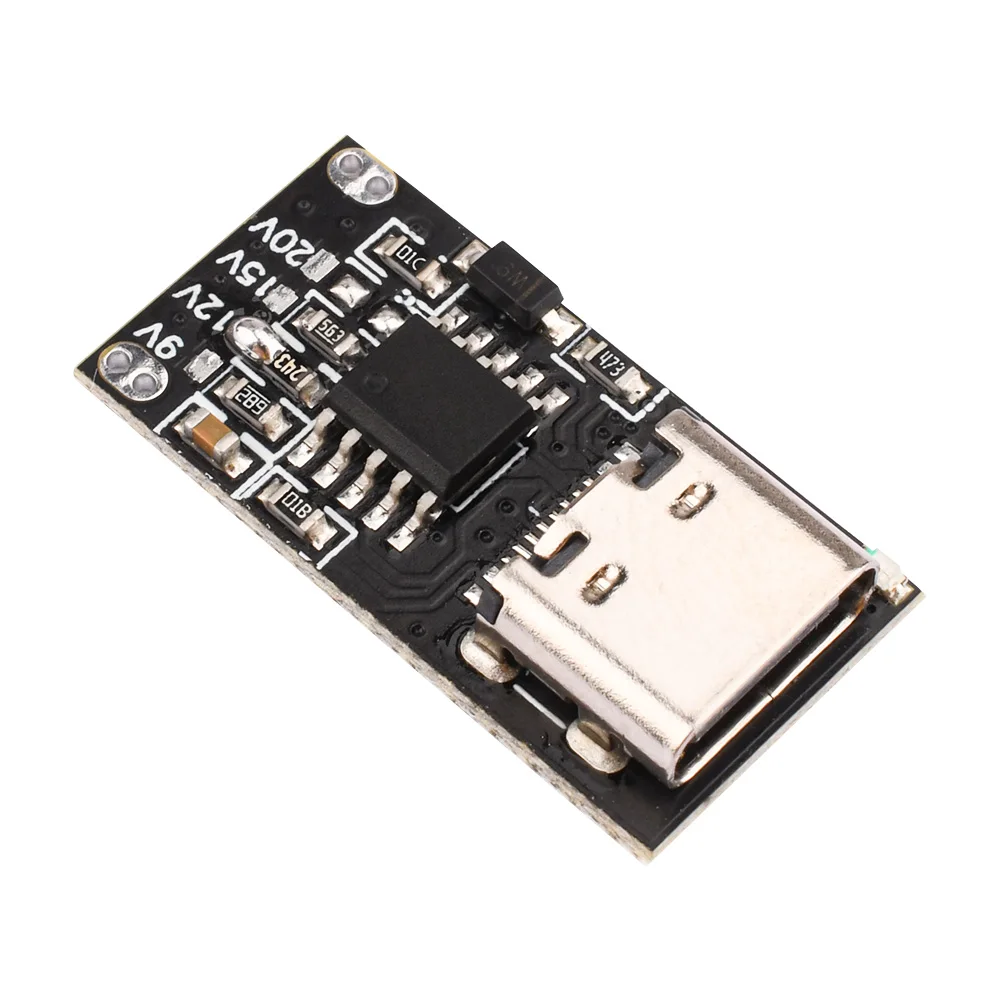 5PCS PD/QC Type-C Decoy Board USB Boost Module PD3.0/2.0 QC3.0/2.0 Type-C Trigger Polling Detector Power Fast Charging