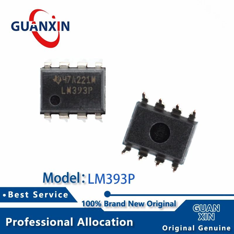 100% New  Marking LM393P LM393PE4 PDIP-8 LM393