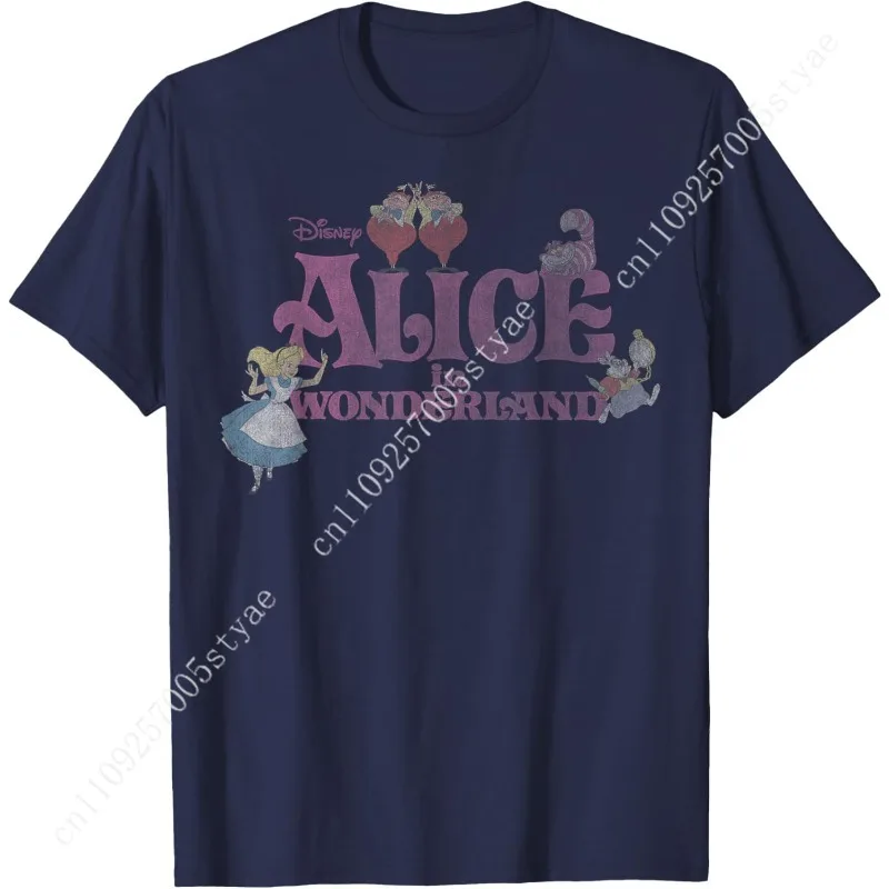 

Disney Alice in Wonderland Group Shot Title Logo T-Shirt