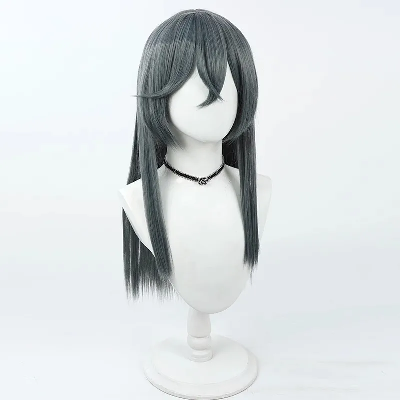 الأزرق الأرشيف أنو نونوري شعر مستعار تأثيري متعدد الألوان طويل مستقيم الشعر هدية عيد الهالوين #2