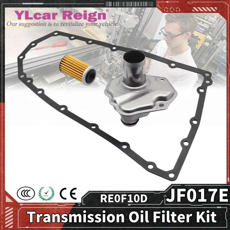 JF017E RE0F10D Automatic Transmission Gearbox Oil Filter Gasket Repair Kit For Nissan Renault INFINITI 3172828X0A 3172829X0A