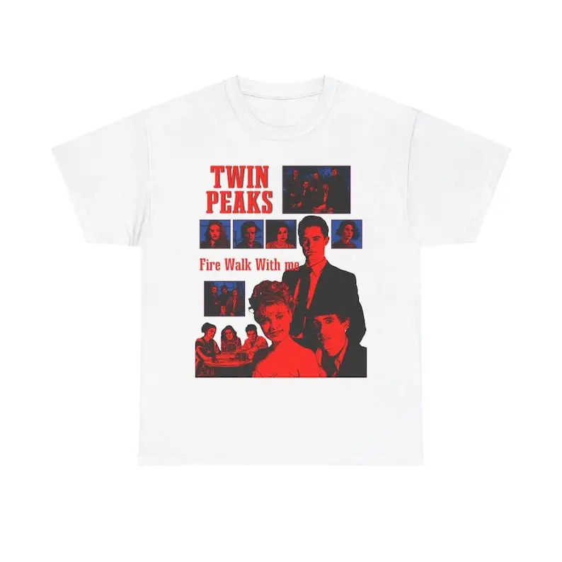 Camisa Twin Peaks - Camisa Fire Walk with Me, Dale Cooper, Camisa Retro de Programa de TV, Camisa Vintage Twin Peaks Tee, Camisetas dos anos 90