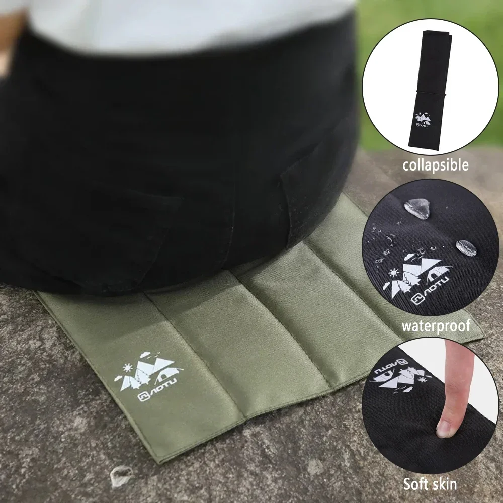 Outdoor Picnic Camping Mat Beach Seat Cushion Waterproof Folding Mat Moisture-proof and Heat-insulating Cushion Foldable Cushion