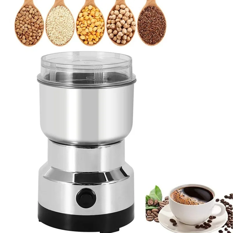 High Power Electric Coffee Grinder Kitchen Cereal Nuts Beans Spices Grains Grinder Machine Multifunctional Home Coffee Grinder - Image 2