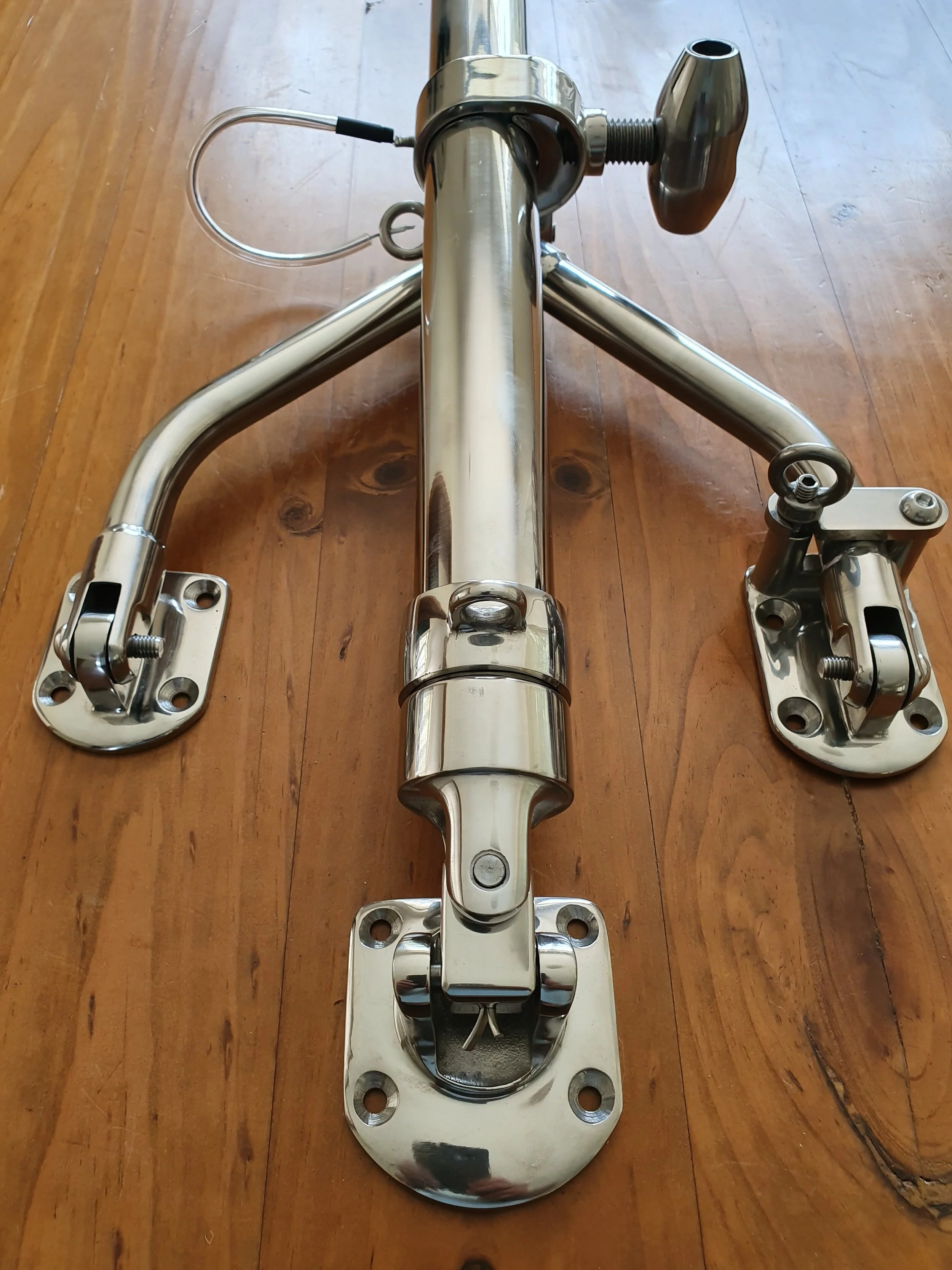[RAF] 304 / 316 Stainless Steel Outrigger Adjustable Wishbone Bases Marine Hardware Boat Accessories Fishing Rod Holder