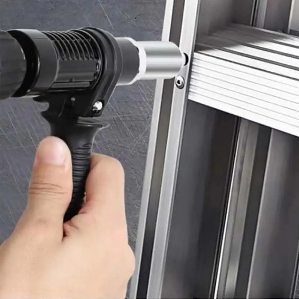 

Электрический заклепочник 2.4-4.8 мм с быстрым подключением, шестигранный хвостовик 1/4 дюйма, беспроводной, высокоэффективная насадка для дрели