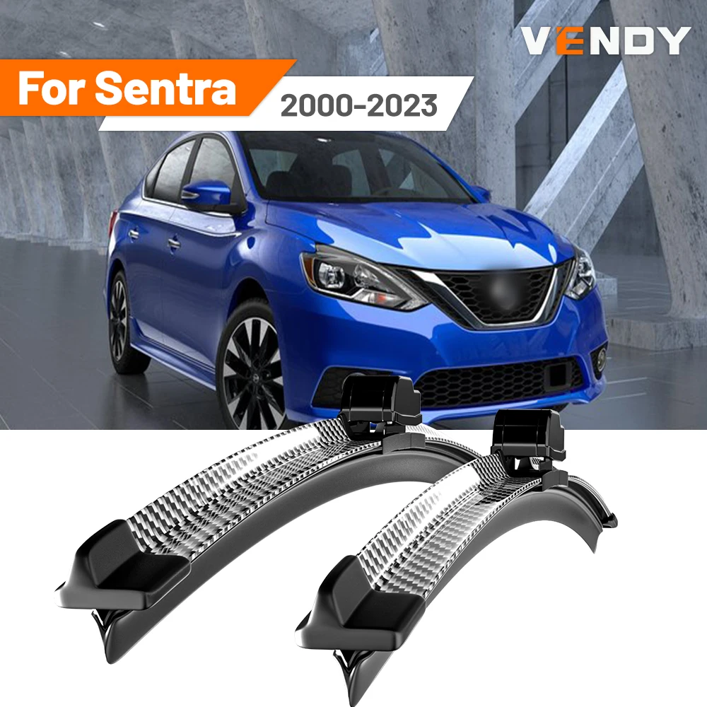

For Nissan Sentra B15 B16 B17 B18 2000-2023 2006 2012 2016 2019 2020 2021 2pcs Front Windshield Wiper Blades Windscreen Wipers