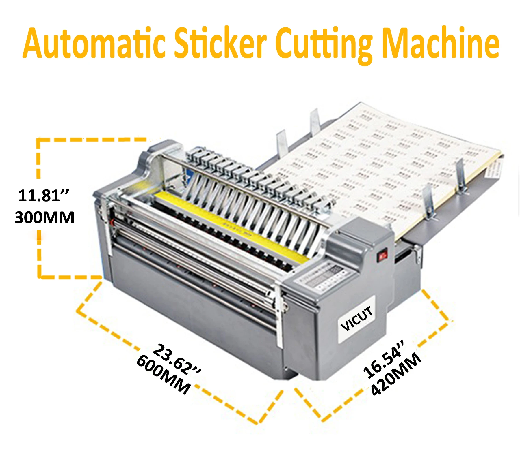 YYHC-half cut sticker label cutting machine,adhesive sticker half cutting machine