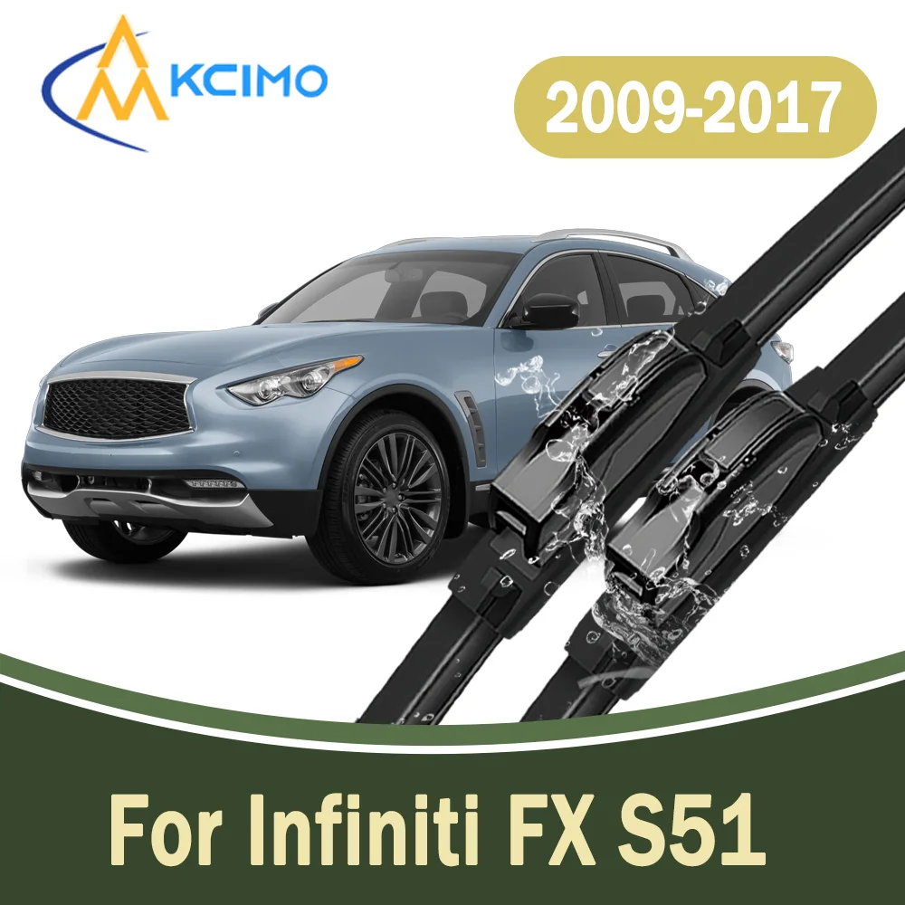 

All-Weather Front Windscreen Wiper Blades For Infiniti FX S51 2009-2017 High Quality Car Windshield Replacement Parts 2Pcs