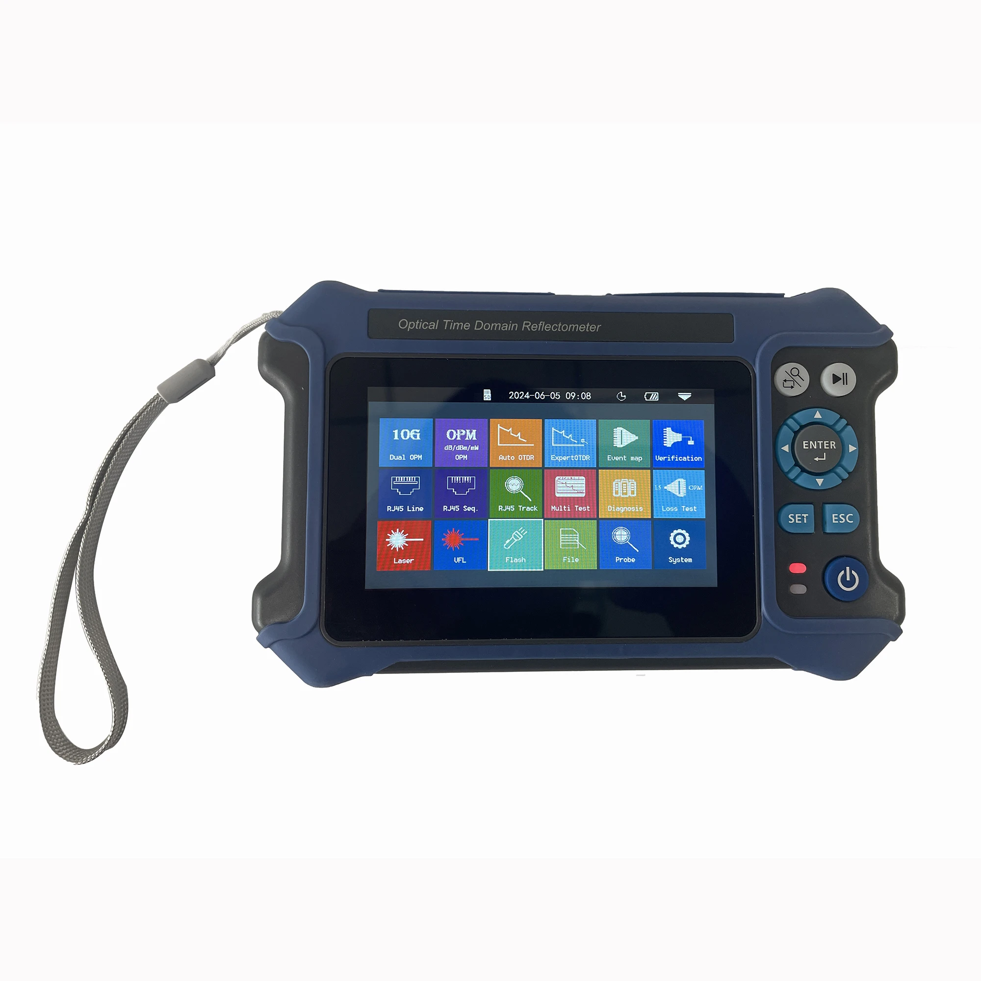 

Reflectometre 1310/1550nm 28 26 Db Otdr Fiber Optic Tester Machine Price With Optic Power Meter Function