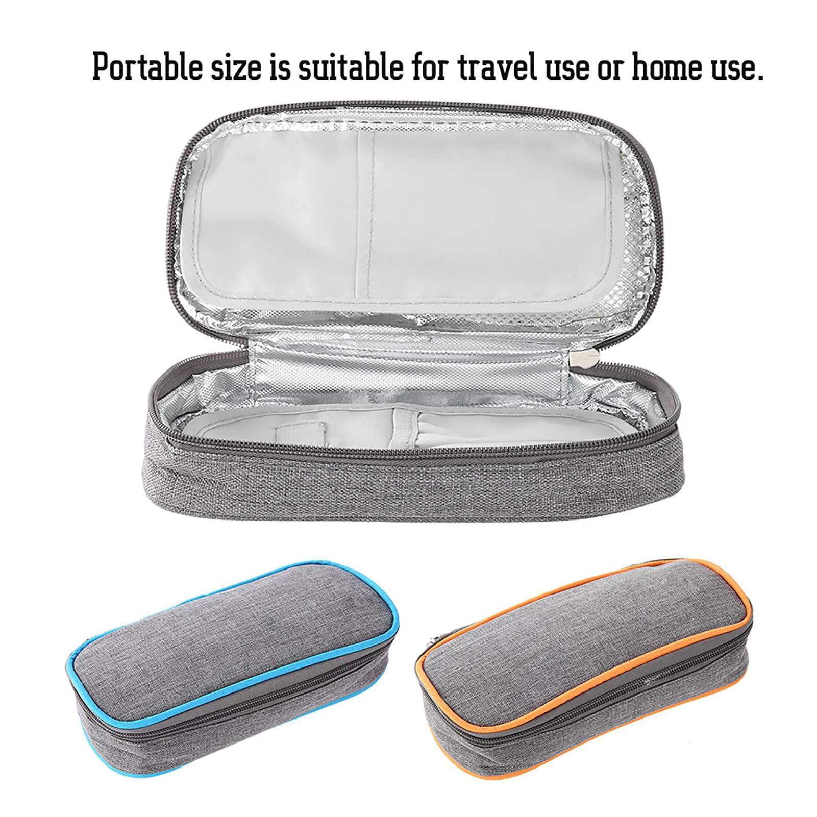Bolsa de insulina, funda de refrigeración de insulina, bolsa enfriadora portátil, bolsa protectora de insulina, bolsa de viaje, bolsillo para diabéticos