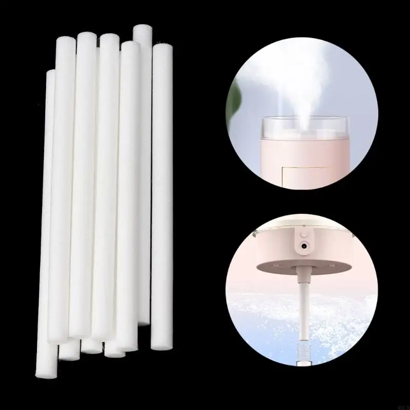 M6CB 10PCS Mini Humidifiers Filters Refill Sticks Spare Cotton Swab Wick Sticks