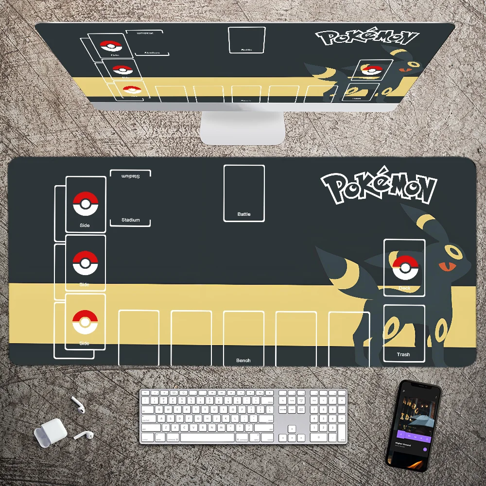 Hot Anime P-Pokemon Mousepad Large Gaming Mouse Pad LockEdge Thickened Computer Keyboard Table Desk Mat