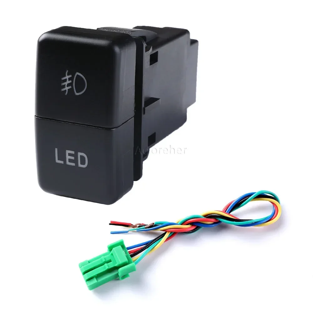 1PC Car Dual Key Switch Dual Switch Radar Recorder Power Dual Button Switch for Hondo CR-V Odyssey Accord