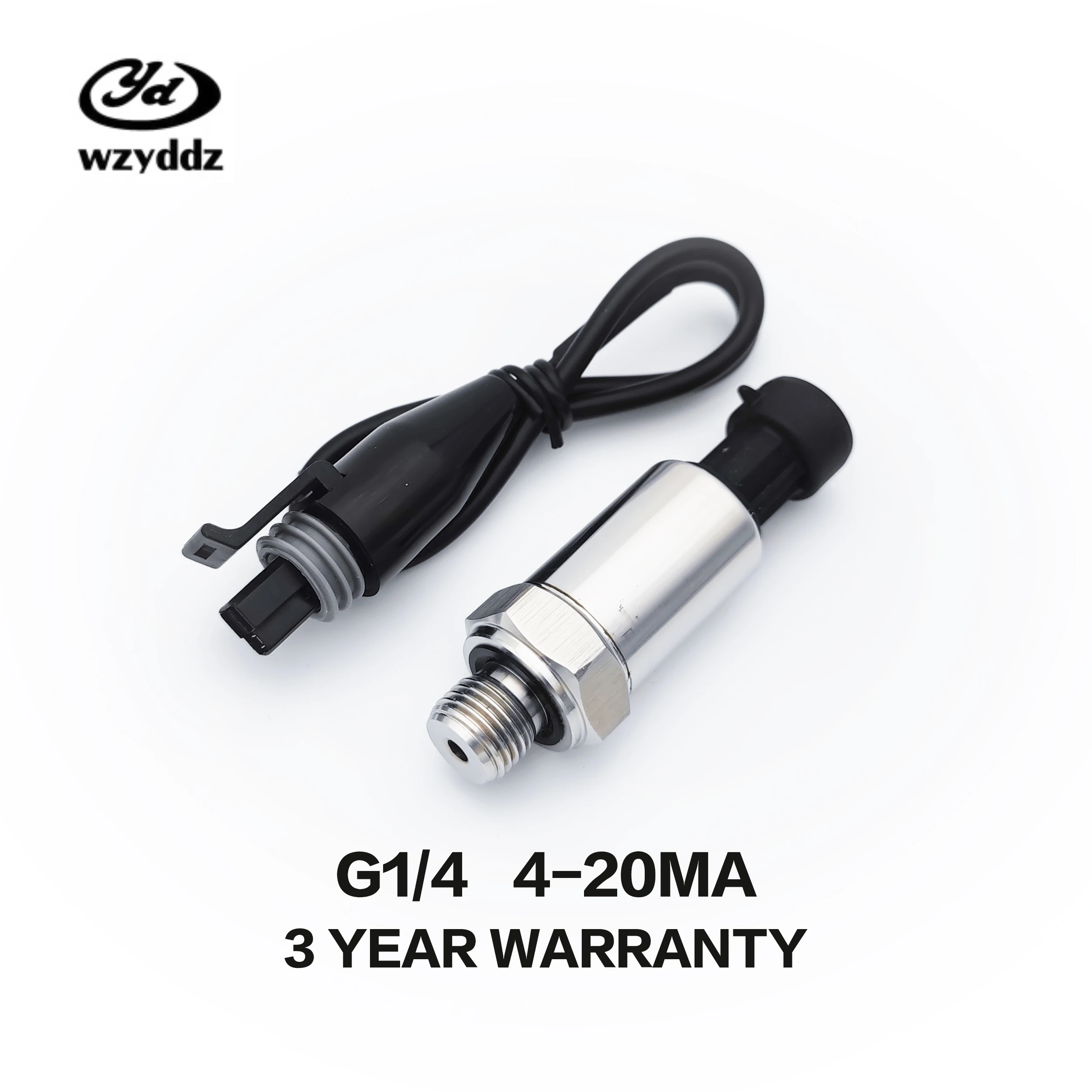 Sensor de do Transmissor da Pressão Água Óleo Combustível Gás ar g1 420ma 0600bar Opcional 1236v Aço Inoxidável