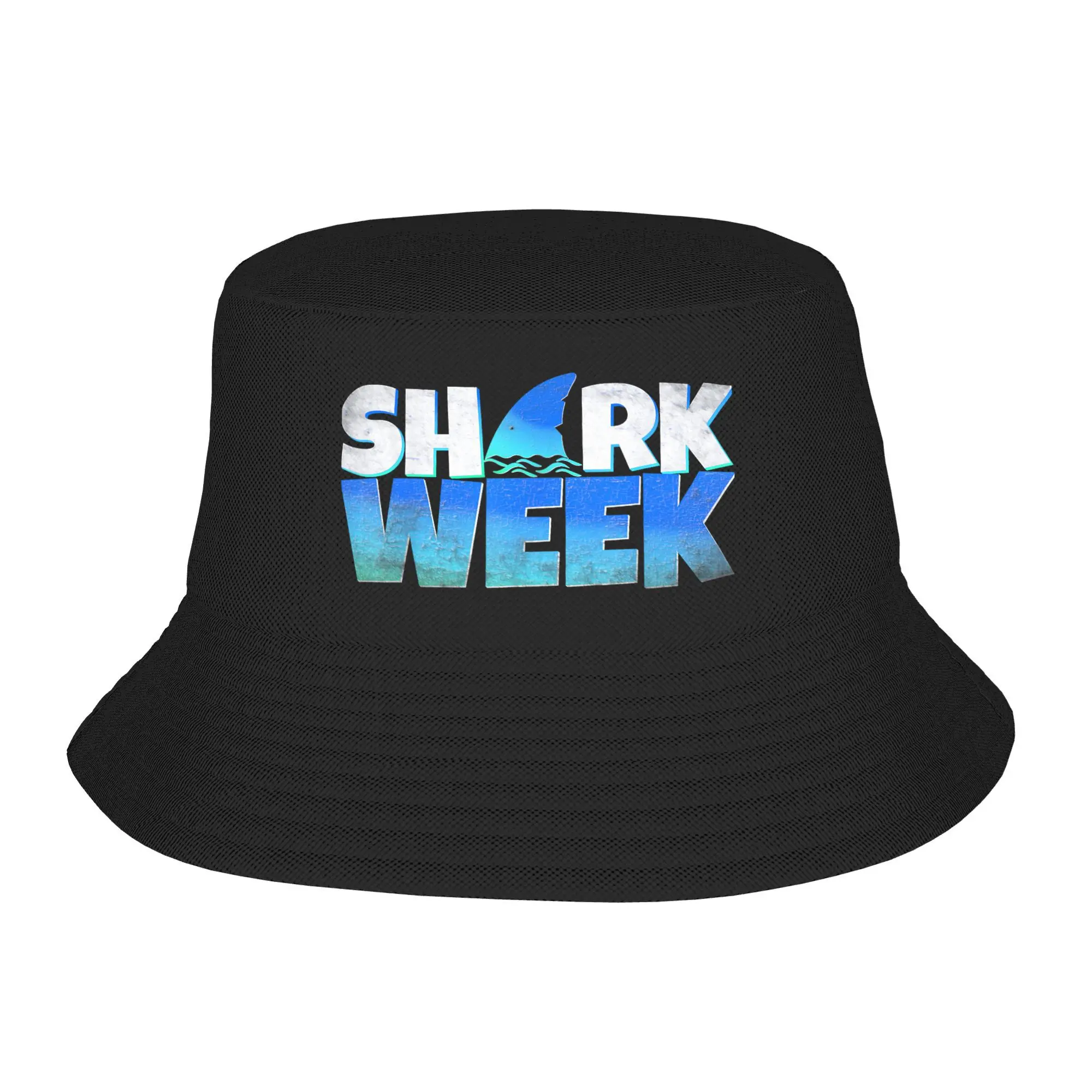 

Shark Lover 2025 Ocean Conservation Week Bucket Hat For Men Women Fisherman Hats Beach Travel Caps Outdoor Print Sunscreen Hats
