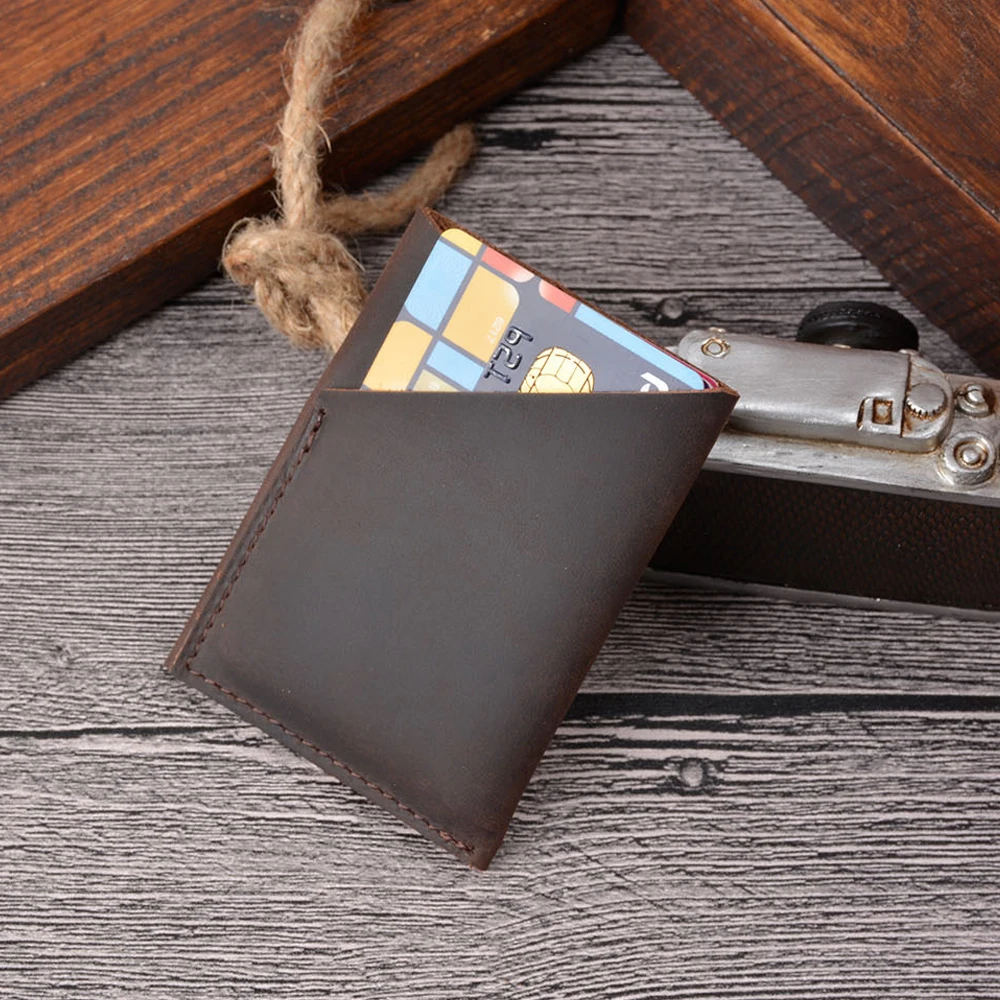 Многофункциональный винтажный кожаный чехол для карт, органайзер с несколькими держателями для карт, кошелек