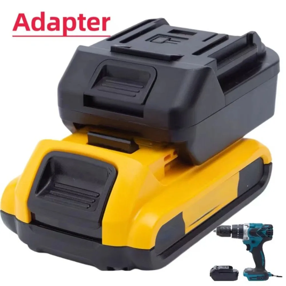 Battery Adapter For Dewalt 18v 20v  Lithium compatible To Makita 18v Tools w/USB Converter(Not include tools and battery)