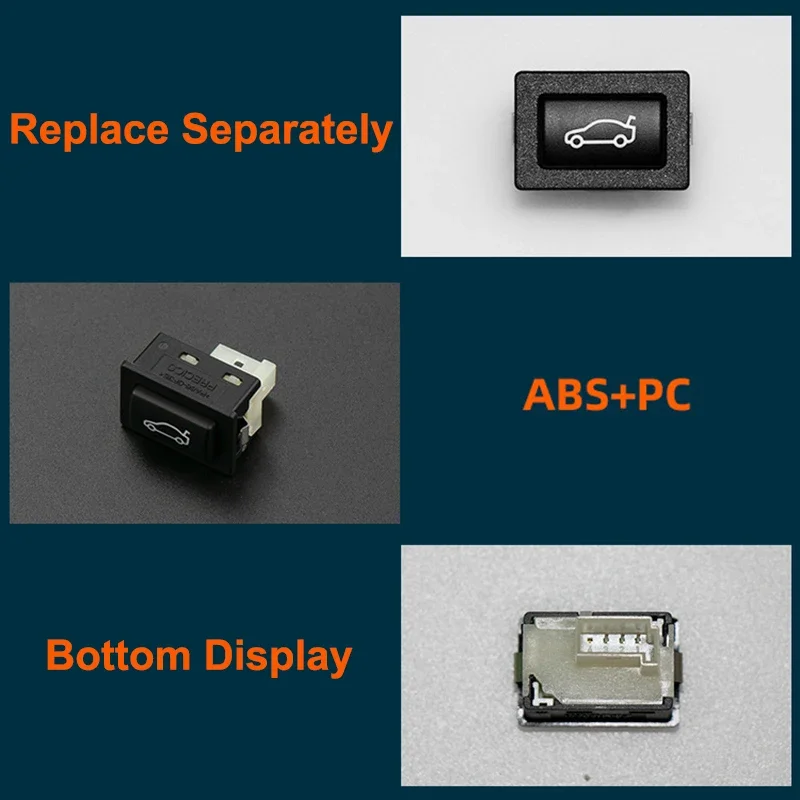 Interruptor de apertura de la cubierta del maletero del coche, botón de repuesto para BMW 1, 2, 3, 4, 5, 6, 7, X1, X3, Z4, E81, F22, E90, F30, F32,