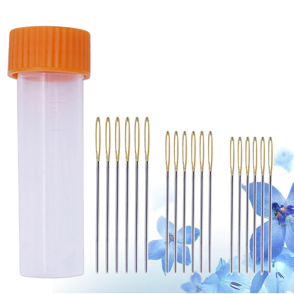 

18 Pcs Needle Set Stitching Sewing Needles Big Eyes Cross Embroidery