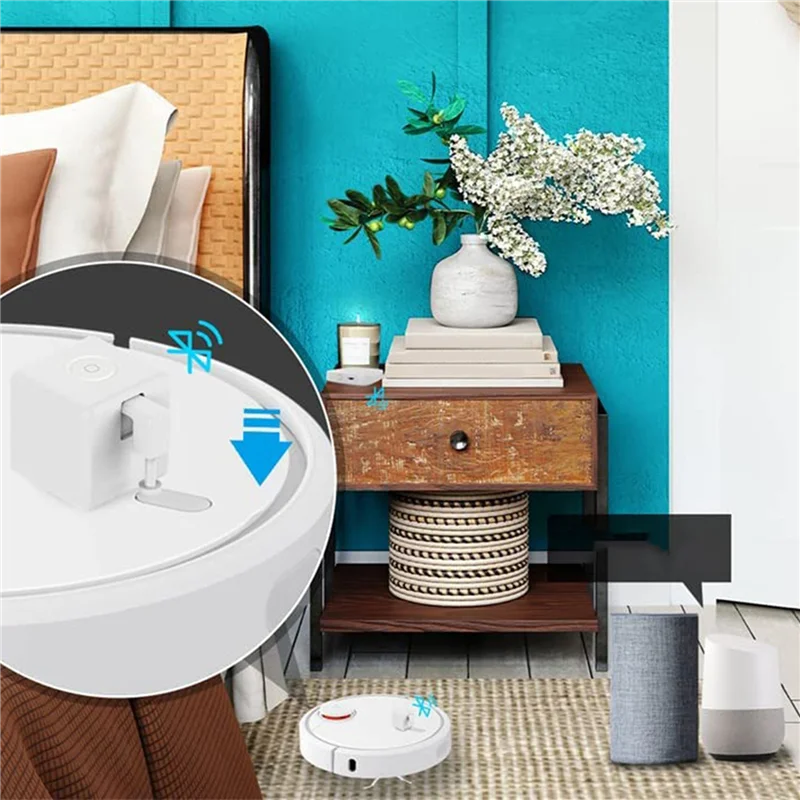 Empujadores de botón ABUL-2X y concentrador Bluetooth Tuya y Kit de accesorios, actualización con Control táctil, funciona con la aplicación Smart Life