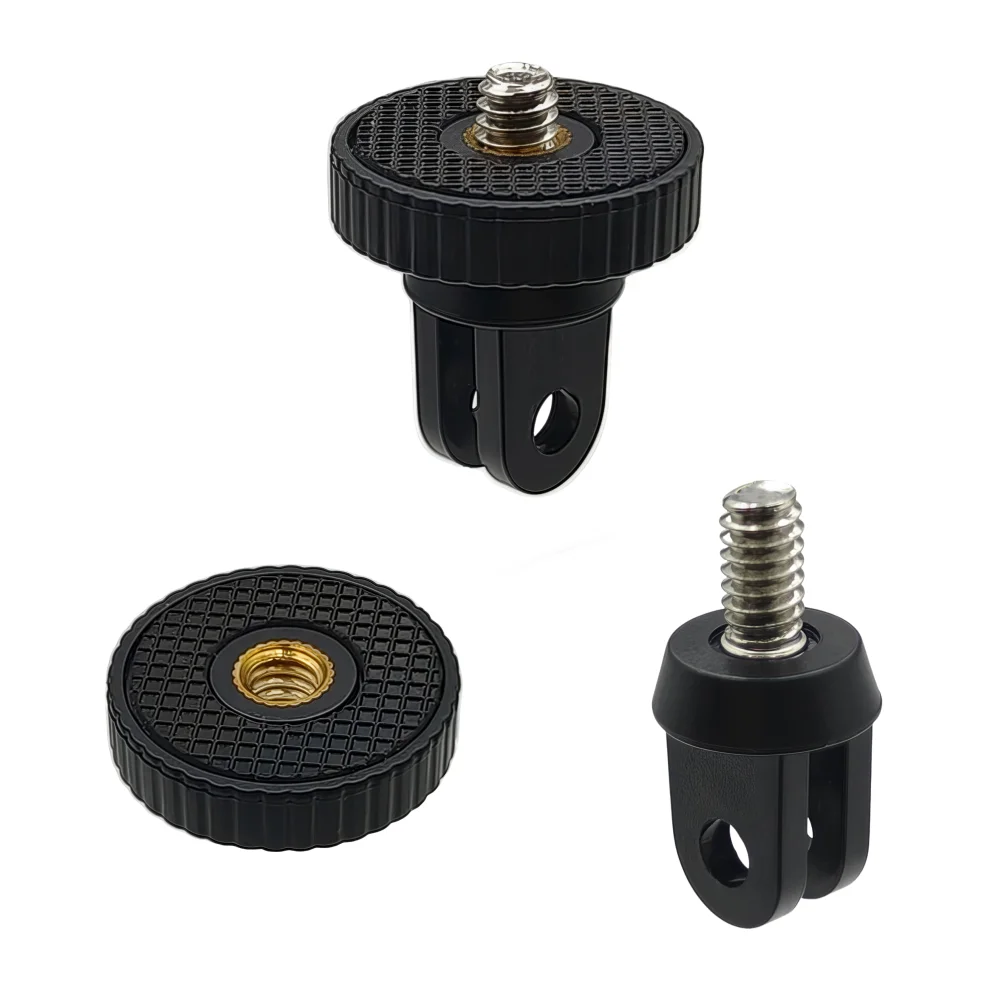 Tripod Adapter Mounts Base With 1/4 Screw Fixed for Dji Insta360 Action 6 5Pro 4 X5 X4 Camera Accessories Set