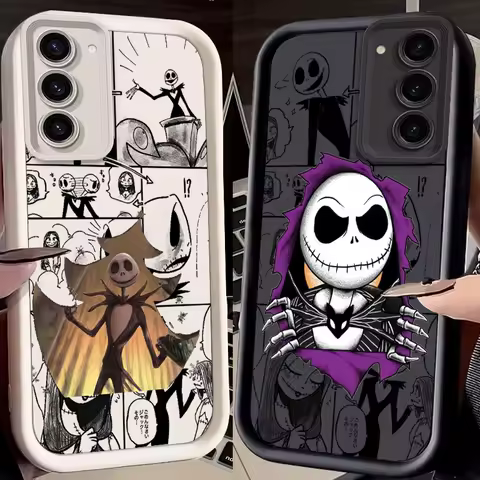 The Nightmare Before Christmas For Samsung Galaxy S25 S24 S23 S22 S21 S20 Ultra Plus FE 5G Eye Ladder Phone Case Soft TPU Cover