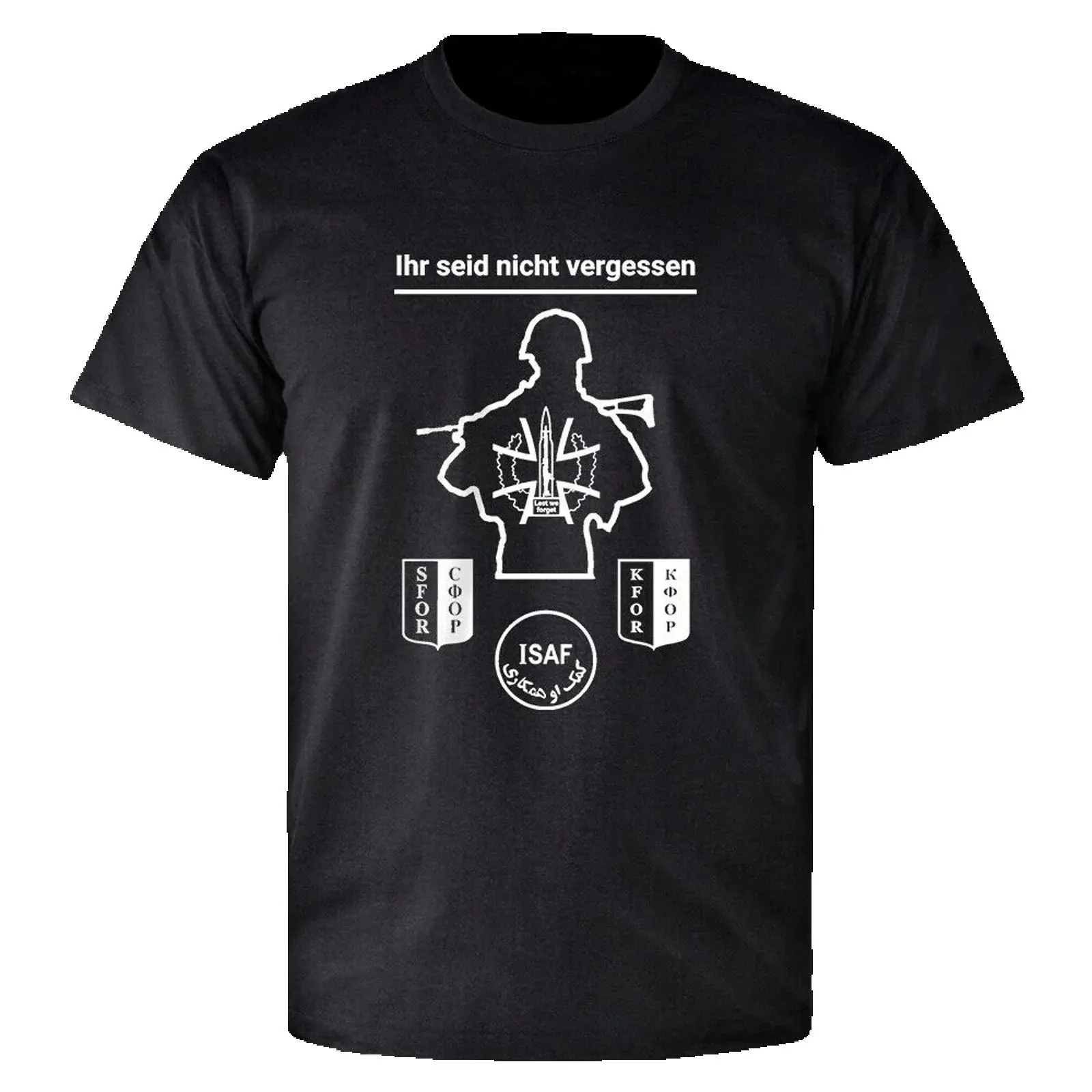 WDD You Are Not Forgotten. Veteran of Operations Abroad T-Shirt 100% Cotton O-Neck Short Sleeve Summer Casual Mens T-shirt