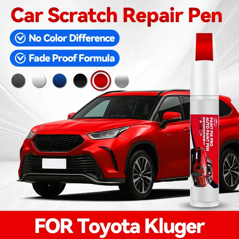 

Ручка-корректор для ремонта автомобильной краски для Toyota Kluger 2019-2025, аксессуары для устранения царапин, белый 064, черный GA