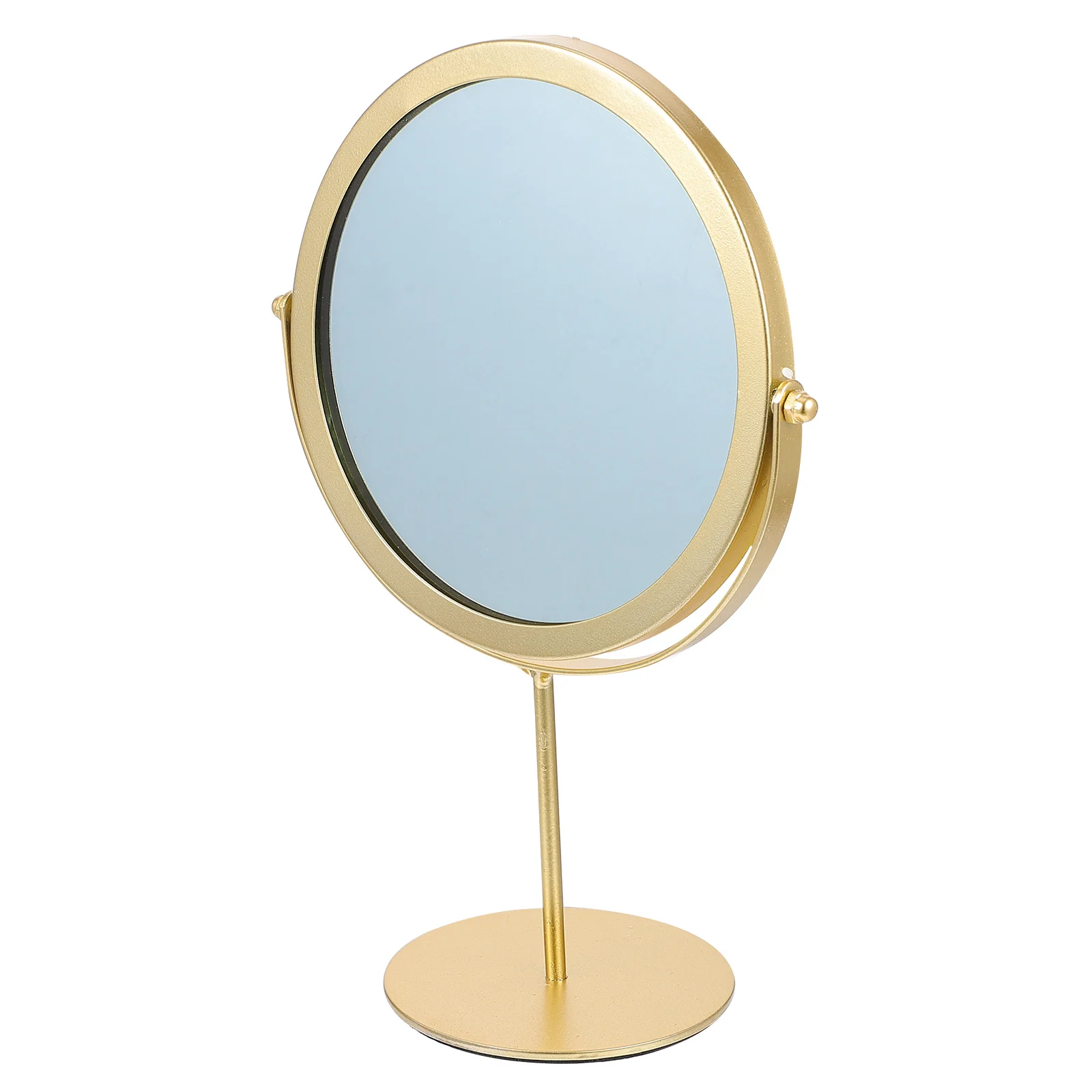 Hoogwaardige retro make-upspiegel, roterend ontwerp, helder, geen vervorming voor dames, kaptafel, roterende spiegel