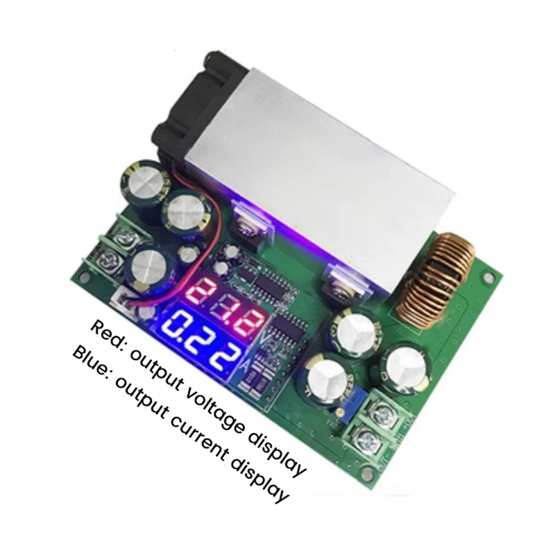 DC-DC Buck Converter 600W 12-75V To 2.5V-50V Buck Regulator Adjustable Power Supply Module With Voltage Current Display