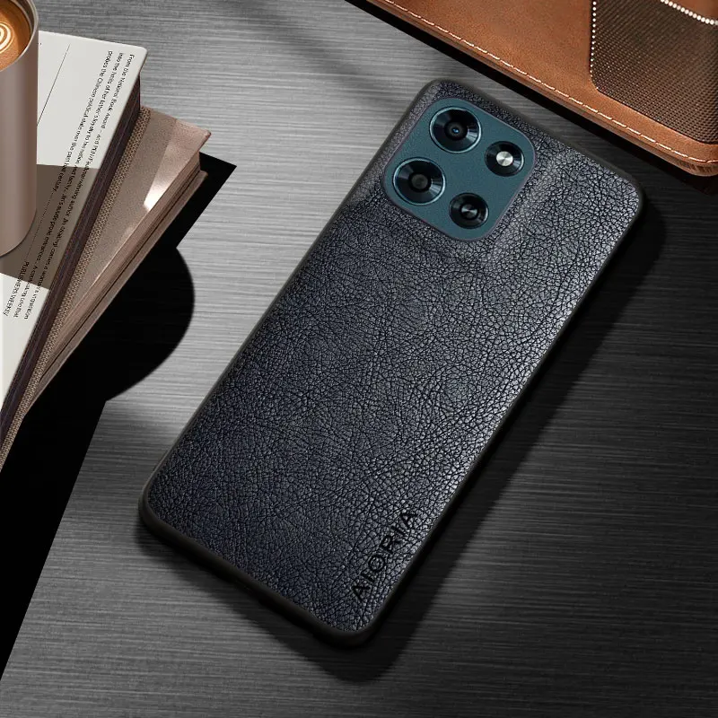 حافظة لهاتف موتورولا موتو جي بلاي 2026 فوندا متينة على طراز الأعمال الكلاسيكي أغطية جلد البولي يوريثان لهاتف موتو جي 2026 #2