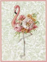 

Cross Stitch 14CT Ecological Cotton Threads Embroidery Home Decoration Hanging Letter Flower 20596-70-35409 Flowers Flamingo