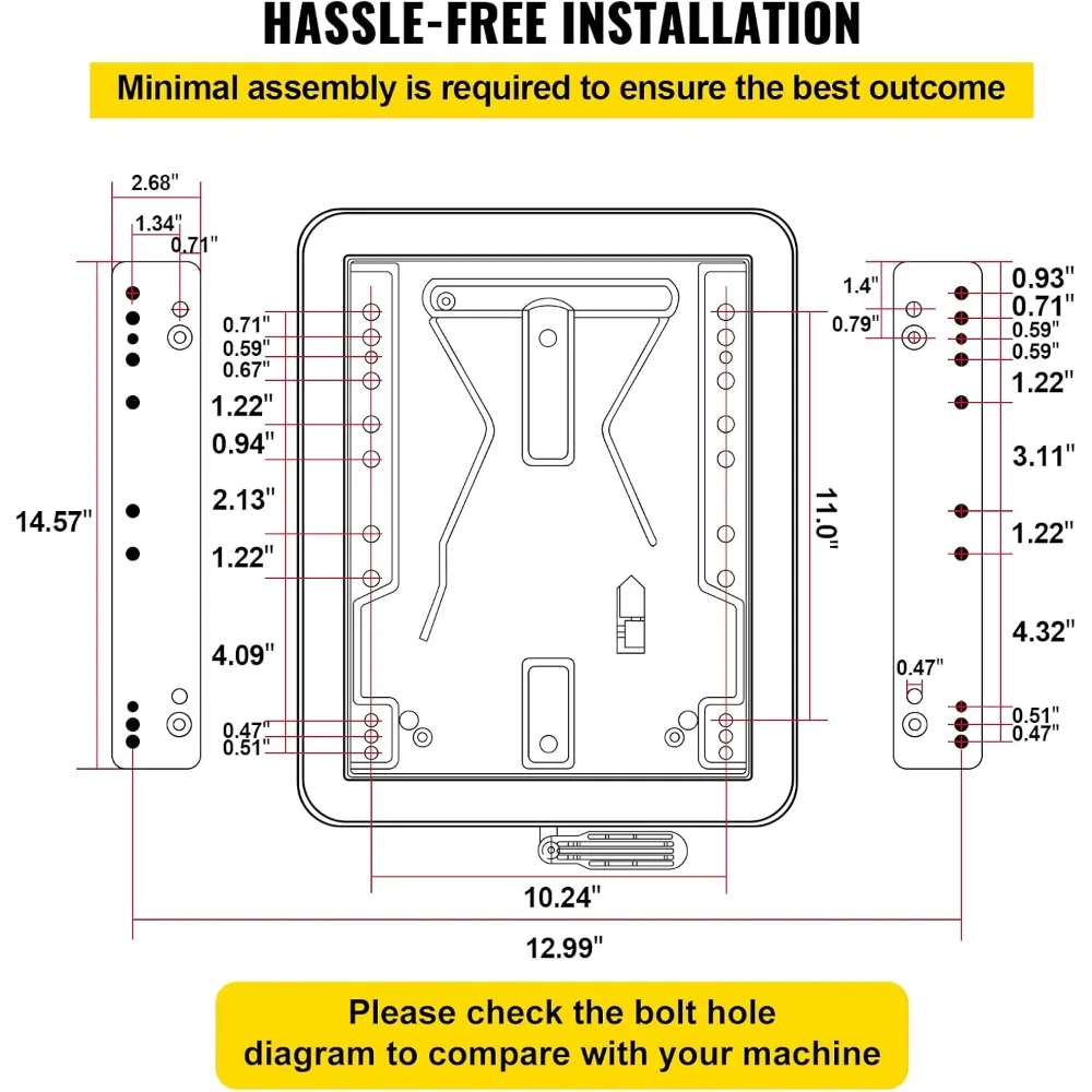 مقعد التعليق قابل للتعديل مسند الظهر مسند الرأس مسند الذراع، مقعد الرافعة الشوكية مع قضبان منزلقة، قابلة للطي شديدة التحمل لشوكة الجرار