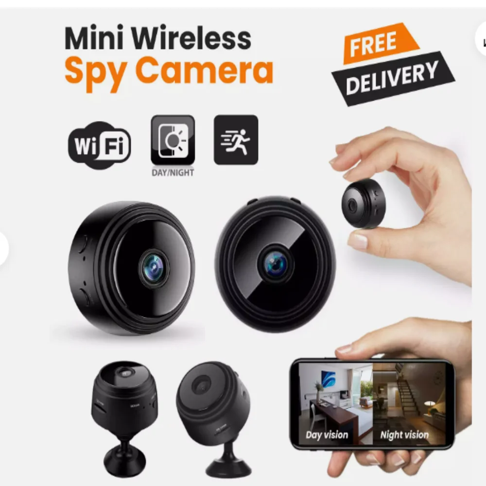 2PCS HD 1080P Mini Wireless Camera Wifi IP Home Security Night Vision Home Security Cameras